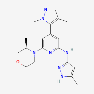 molecular formula C19H25N7O B12402751 Atr-IN-16 