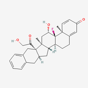 molecular formula C29H33FO4 B1240276 Naflocortum CAS No. 59497-39-1