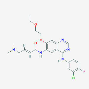 molecular formula C24H27ClFN5O3 B12402776 Egfr/her2-IN-4 