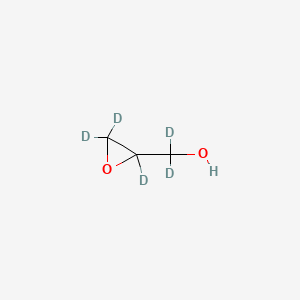 molecular formula C3H6O2 B12402777 Glycidol-d5 