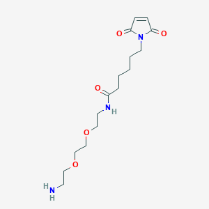 molecular formula C16H27N3O5 B12402793 MC-Peg2-NH2 