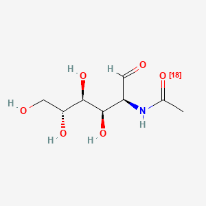 molecular formula C8H15NO6 B12402809 N-Acetyl-D-mannosamine-18O 