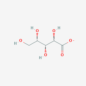 molecular formula C5H9O6- B1240282 L-Xylonate 