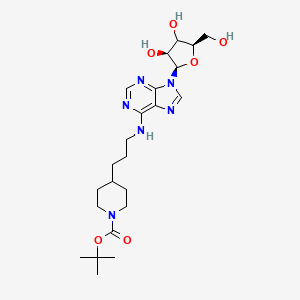 molecular formula C23H36N6O6 B12402824 CamA-IN-1 