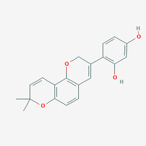 molecular formula C20H18O4 B12402836 3,4-Didehydroglabridin 