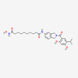 molecular formula C28H37N3O6 B12402859 Hdac6/hsp90-IN-1 