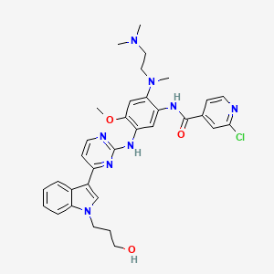 molecular formula C33H37ClN8O3 B12402860 Egfr-IN-61 