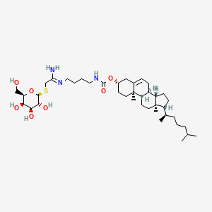 molecular formula C40H69N3O7S B12402876 Gal-C4-Chol 