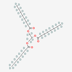 molecular formula C27H50O6 B12402884 Tricaprilin-d50 