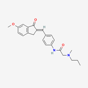 molecular formula C23H26N2O3 B12402892 AChE/MAO-IN-2 