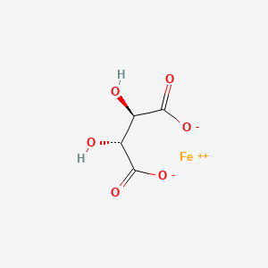 molecular formula C4H4FeO6 B1240291 Ferrous tartrate CAS No. 2944-65-2