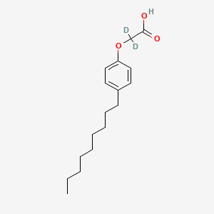 molecular formula C17H26O3 B12402929 (4-n-Nonylphenoxy)acetic-Alpha,Alpha-d2 Acid 