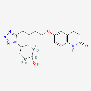 molecular formula C20H27N5O3 B12402936 4-cis-Hydroxy Cilostazol-d5 