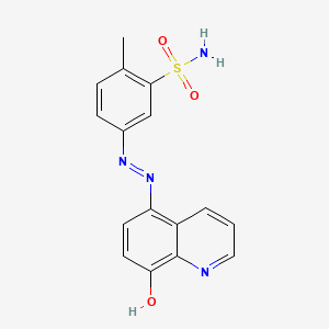 molecular formula C16H14N4O3S B12402940 Glyoxalase I inhibitor 5 