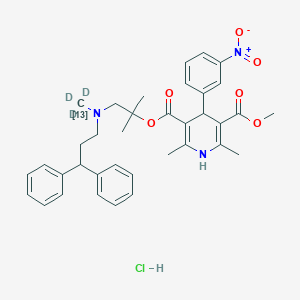 Lercanidipine-13C,d3 (hydrochloride)