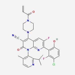 molecular formula C31H27ClF2N6O3 B12402967 KRAS G12C inhibitor 35 