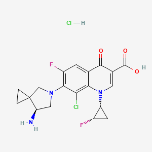 molecular formula C19H19Cl2F2N3O3 B12402972 Sitafloxacin (hydrochloride) 