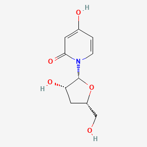 molecular formula C10H13NO5 B12403000 4-hydroxy-1-[(2R,3S,5S)-3-hydroxy-5-(hydroxymethyl)oxolan-2-yl]pyridin-2-one 