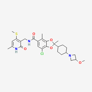 molecular formula C28H36ClN3O5S B12403012 Ezh2-IN-11 