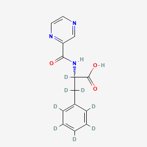 N-Pyrazinylcarbonylphenylalanine-d8