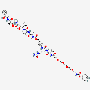 molecular formula C78H127N11O19 B12403054 Tco-peg4-VC-pab-mmae 