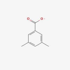 molecular formula C9H9O2- B1240308 3,5-二甲基苯甲酸 