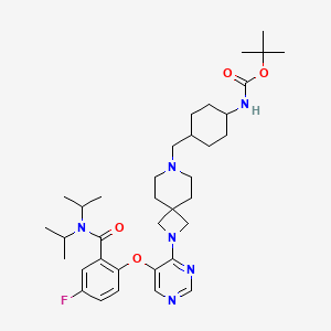 molecular formula C36H53FN6O4 B12403111 (1s,4s)-Menin-MLL inhibitor-23 