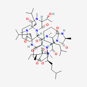 molecular formula C63H109N9O12 B12403153 Decatransin 