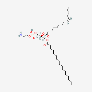 [(2R)-3-[2-aminoethoxy(hydroxy)phosphoryl]oxy-1,1,2,3,3-pentadeuterio-2-[(Z)-tetradec-9-enoyl]oxypropyl] heptadecanoate