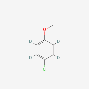 molecular formula C7H7ClO B12403197 1-Chloro-4-methoxybenzene-d4 