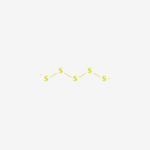 molecular formula S5-2 B1240322 Pentasulfide-sulfur 