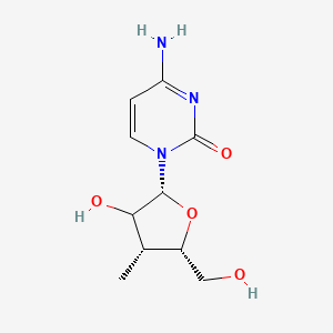 4-amino-1-[(2R,4R,5S)-3-hydroxy-5-(hydroxymethyl)-4-methyloxolan-2-yl]pyrimidin-2-one