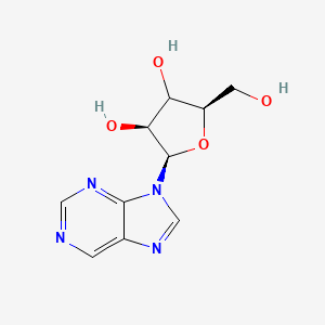 (2R,4S,5R)-2-(hydroxymethyl)-5-purin-9-yloxolane-3,4-diol