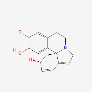 molecular formula C18H21NO3 B1240326 Erysovine 