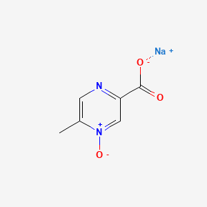 molecular formula C6H5N2NaO3 B12403260 Acipimox (sodium) 