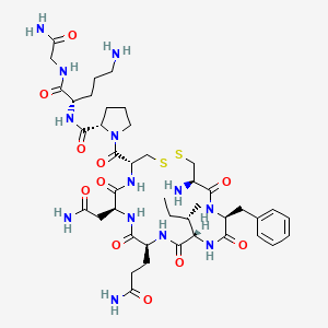 molecular formula C42H65N13O11S2 B12403282 (Phe2,Orn8)-oxytocin 