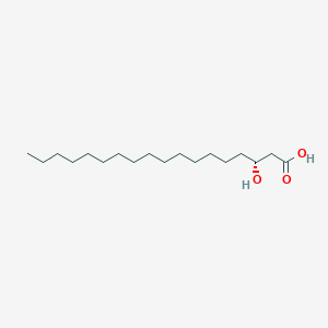 molecular formula C18H36O3 B1240329 (R)-3-Hydroxy-Octadecanoic acid 