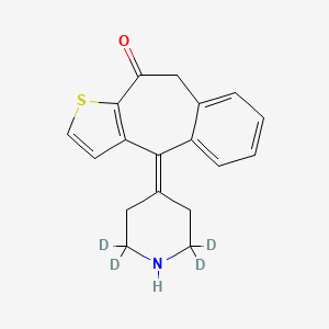 molecular formula C18H17NOS B12403333 Ketotifen impurity 3-d4 