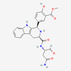 molecular formula C24H24N4O6 B12403338 (1R,3S)-THCCA-Asn 