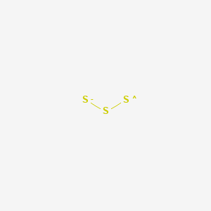 molecular formula S3- B1240342 Trisulfanidyl 