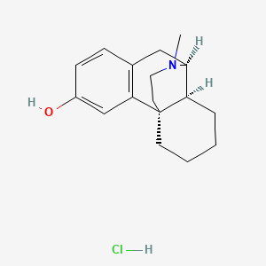 molecular formula C17H24ClNO B1240345 Dextrorphan hydrochloride CAS No. 69376-27-8