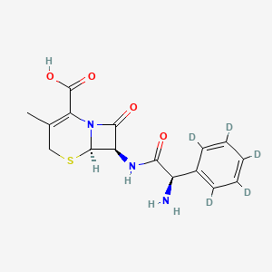 molecular formula C16H17N3O4S B12403465 Cephalexin-d5 