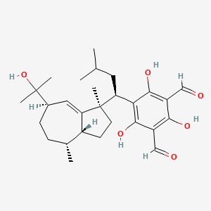 molecular formula C28H40O6 B12403505 (-)-Macrocarpal D; Macrocarpal-d 