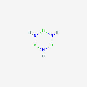 molecular formula B3N3H6<br>B3H3N3 B1240355 s-Triazatriborine, hexahydro- 