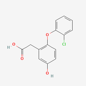 molecular formula C14H11ClO4 B12403579 CaMKII|A-IN-1 