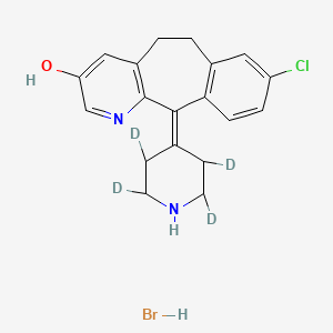 3-Hydroxy desloratadine-d4 (hydrobromide)