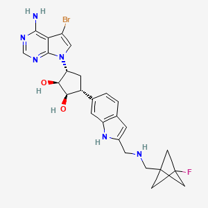 molecular formula C26H28BrFN6O2 B12403605 Mettl3-IN-3 