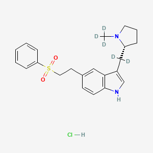 molecular formula C22H27ClN2O2S B12403615 Eletriptan-d5 (hydrochloride) 