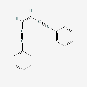 molecular formula C18H12 B1240363 cis-Z-1,6-Diphenyl-3-hexene-1,5-diyne CAS No. 27370-85-0