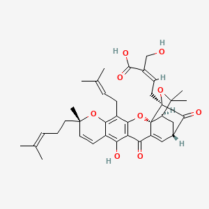 molecular formula C38H44O9 B12403654 S-30-Hydroxygambogic acid 